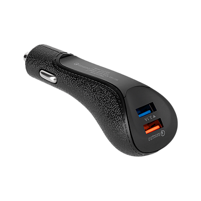 Φορτιστής αυτοκινήτου REBEL 2xUSB 5100mA 15W με λειτουργία Quick Charge 3.0
