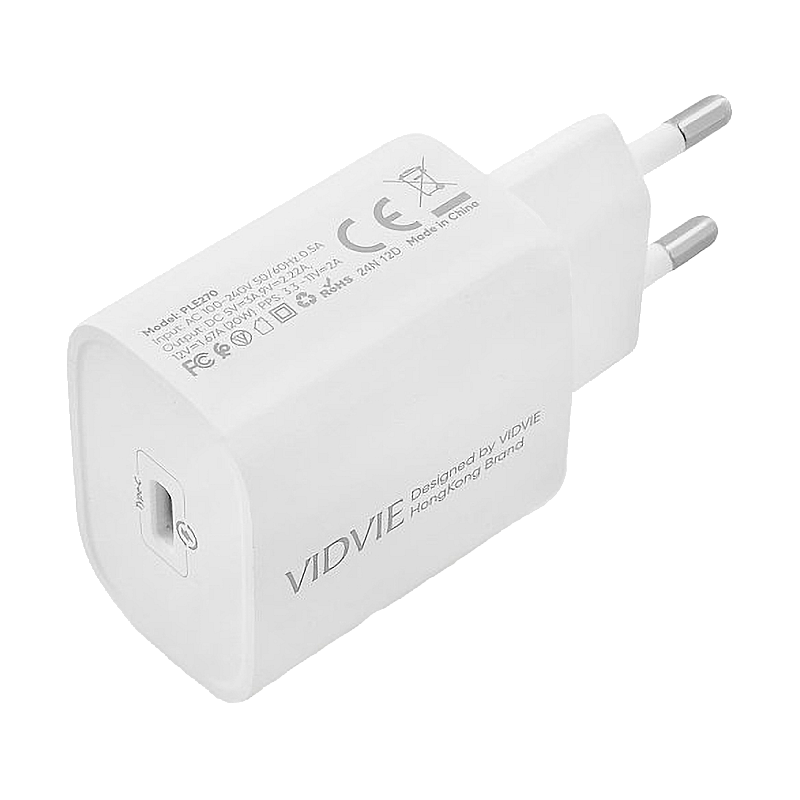 Φορτιστής τοίχου 20W με λειτουργία Power Delivery Φορτιστής τοίχου 20W με λειτουργία Power Delivery