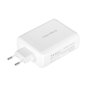 Φορτιστής τοίχου Kruger&Matz 140W GaN με γρήγορη φόρτιση και παροχή ισχύος