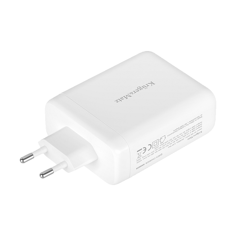 Φορτιστής τοίχου Kruger&Matz 140W GaN με γρήγορη φόρτιση και παροχή ισχύος Φορτιστής τοίχου Kruger&Matz 140W GaN με γρήγορη φόρτιση και παροχή ισχύος