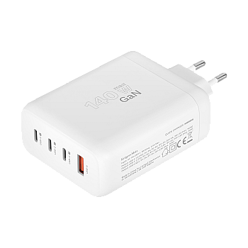 Φορτιστής τοίχου Kruger&Matz 140W GaN με γρήγορη φόρτιση και παροχή ισχύος