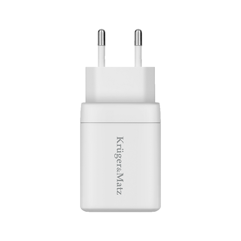 Φορτιστής δικτύου Kruger&Matz 45 W GaN με λειτουργία Power Delivery και Quick Charge