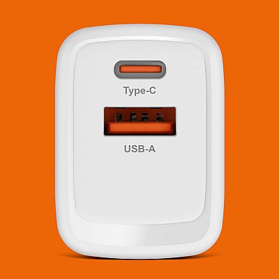 Φορτιστής δικτύου Kruger&Matz 45 W GaN με λειτουργία Power Delivery και Quick Charge