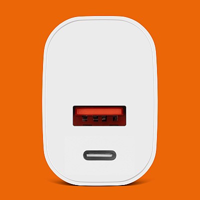 Kruger&Matz GaN διπλός φορτιστής USB με λειτουργία Power Delivery και Quick Charge