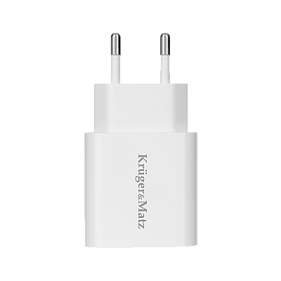 Kruger&Matz GaN διπλός φορτιστής USB με λειτουργία Power Delivery και Quick Charge