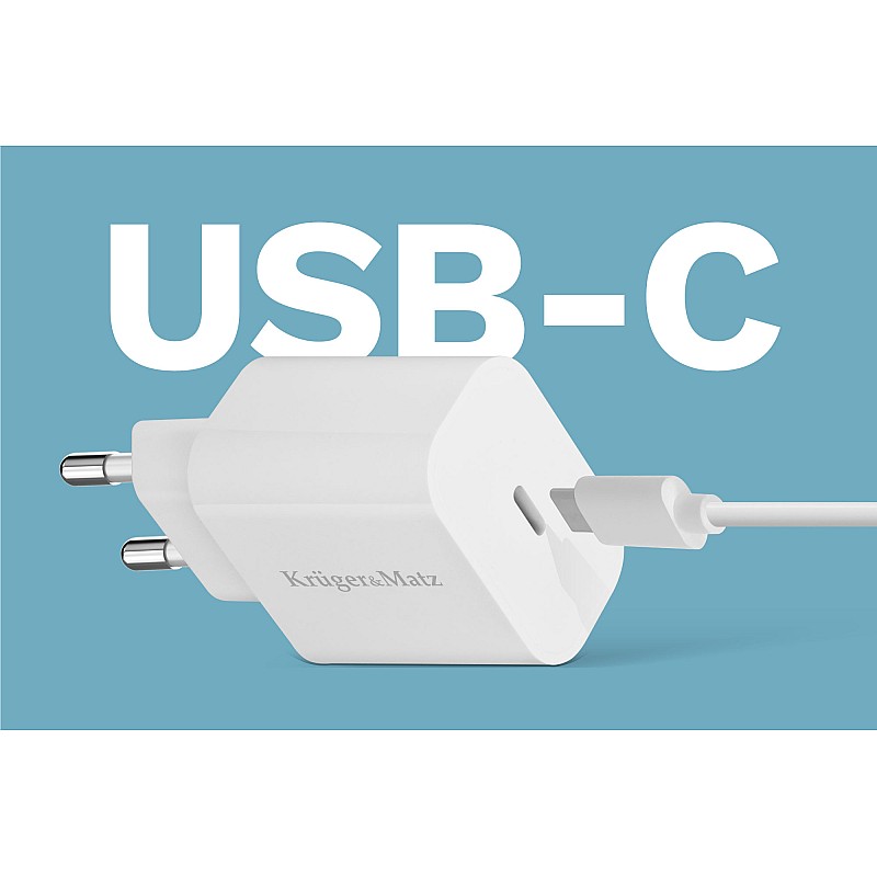 Φορτιστής ρεύματος Kruger&Matz με λειτουργία Power Delivery