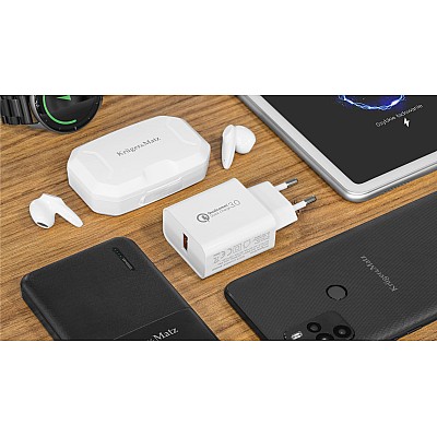 Φορτιστής ρεύματος Kruger&Matz με λειτουργία Quick Charge