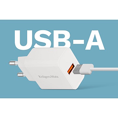 Φορτιστής ρεύματος Kruger&Matz με λειτουργία Quick Charge