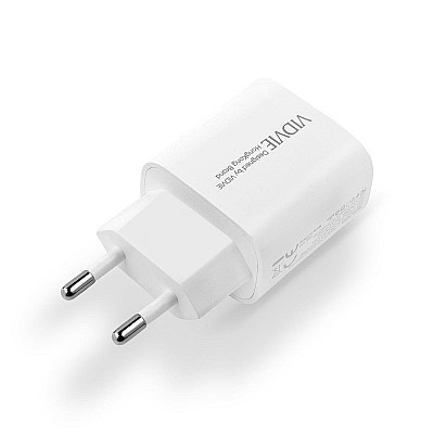Φορτιστής τοίχου USB τύπου A + USB τύπου C 20W 3A