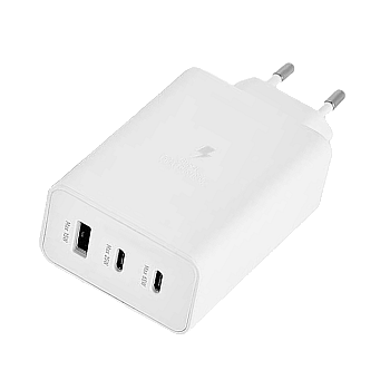 Φορτιστής τοίχου με Power Delivery και Quick Charge 65W λευκό