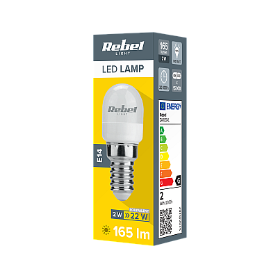 Λάμπα LED για το ψυγείο Rebel 2W E14, 6500K, 230V