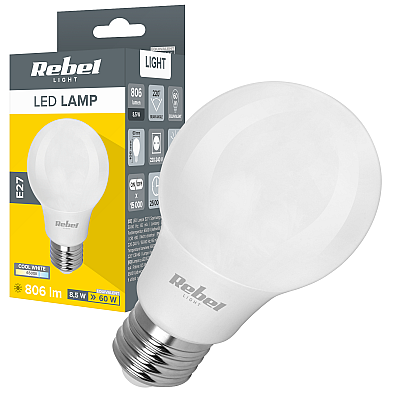 Λάμπα LED Rebel A60 8,5W E27 6500K, 230V