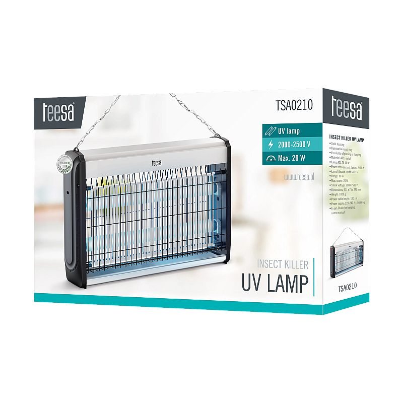 Εντομοκτόνος λαμπτήρας TEESA 20W (2x10W)