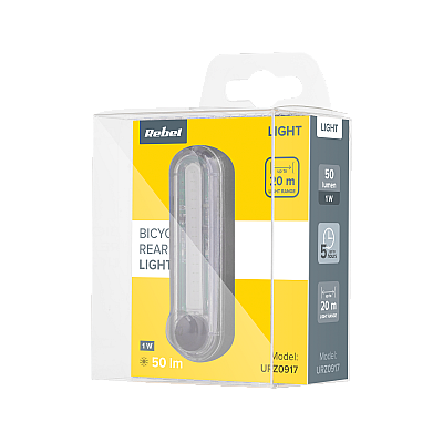 Πίσω φωτιστικό ποδηλάτου COB με καλώδιο USB