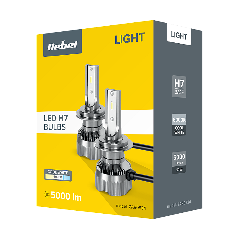Λάμπα αυτοκινήτου Rebel H7 LED
