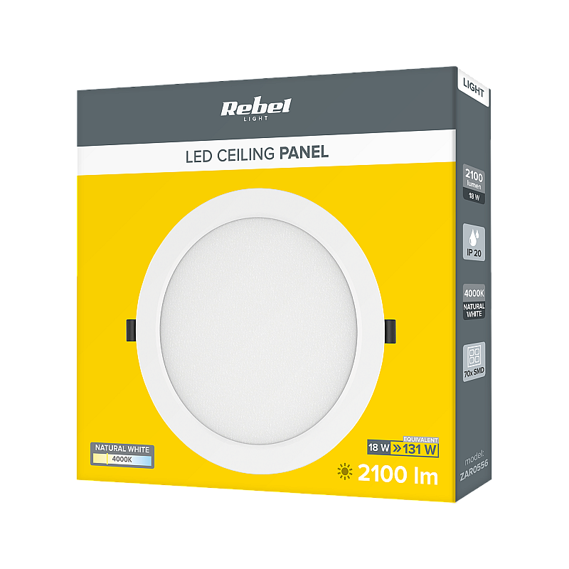 Φωτιστικό οροφής LED Rebel 18W 4000K, 230V