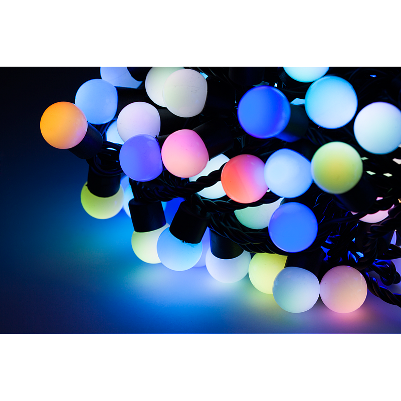 Χριστουγεννιάτικα φωτάκια LED, χρώμα RGB (20 m) Χριστουγεννιάτικα φωτάκια LED, χρώμα RGB (20 m)