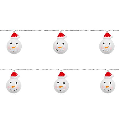 Rebel λαμπάκια χριστουγεννιάτικων δέντρων εσωτερικού χώρου με μπαταρία - χιονάνθρωποι