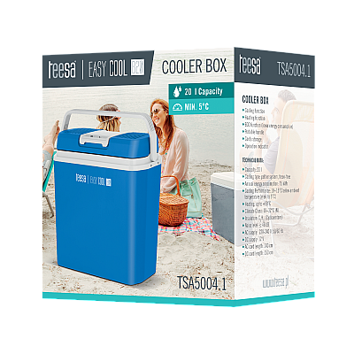 Ψυγείο ταξιδιού Teesa με λειτουργία θέρμανσης, 20L