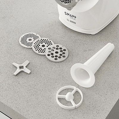 Μηχανή κοπής κιμά Smapp 489.8 λευκό