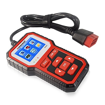 Διαγνωστικός μετρητής Konnwei KW681, σαρωτής OBD2, ελεγκτής μπαταρίας