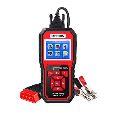 Διαγνωστικός μετρητής Konnwei KW870, σαρωτής OBD2, ελεγκτής μπαταρίας