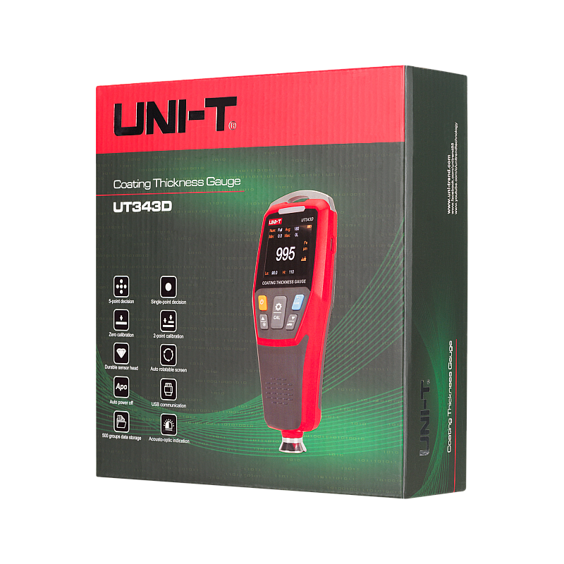 Μετρητής πάχους βαφής Uni-T UT343D