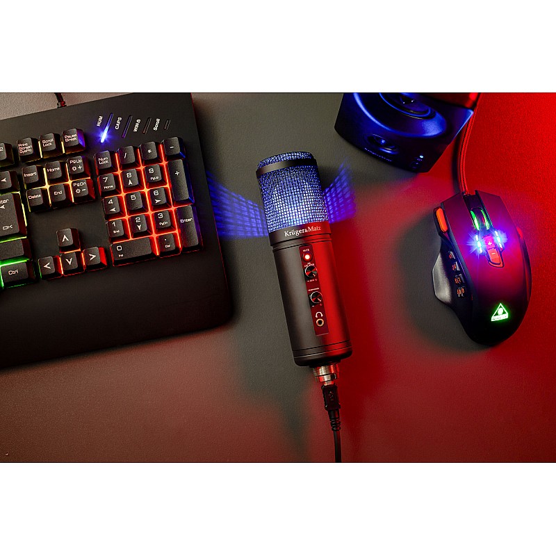 Μικρόφωνο gaming/vlogger USB Kruger&Matz Warrior GV-100