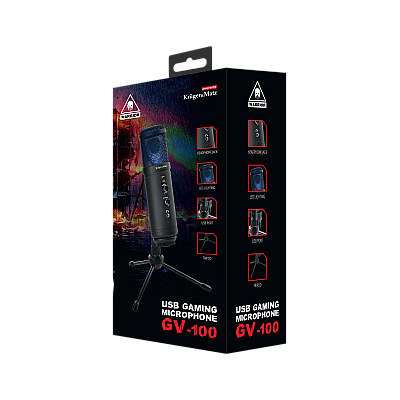 Μικρόφωνο gaming/vlogger USB Kruger&Matz Warrior GV-100