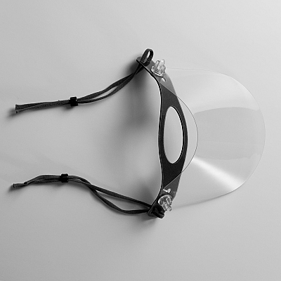 Μίνι γείσο / μισό γείσο για τη μύτη και το στόμα