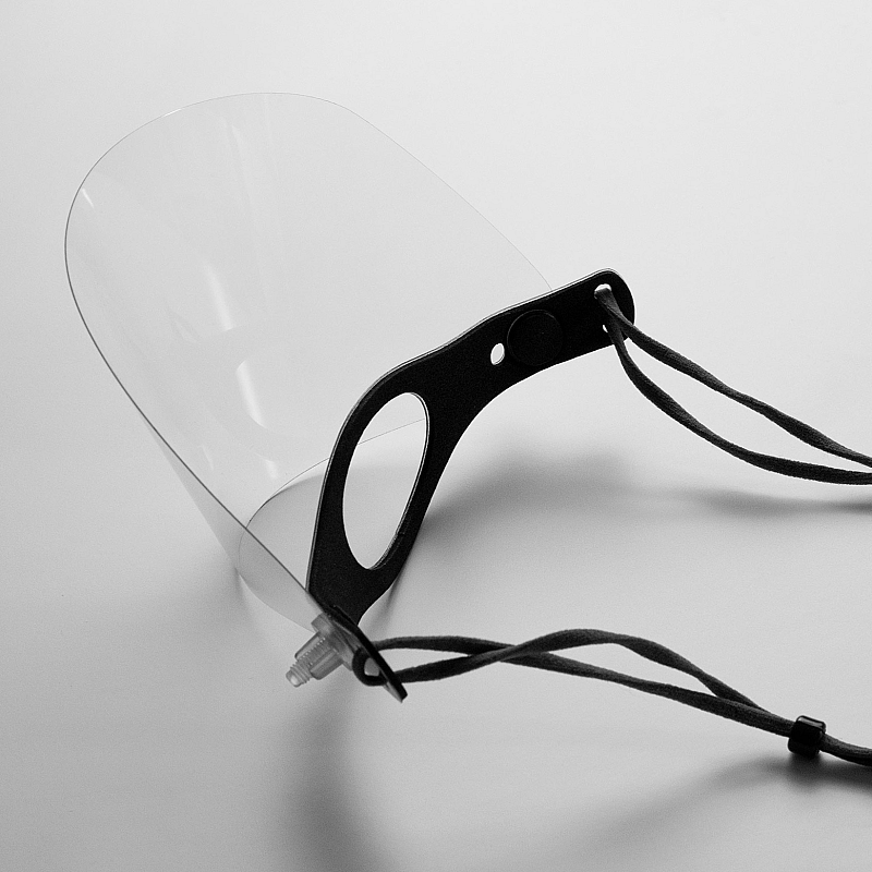 Μίνι γείσο / μισό γείσο για τη μύτη και το στόμα