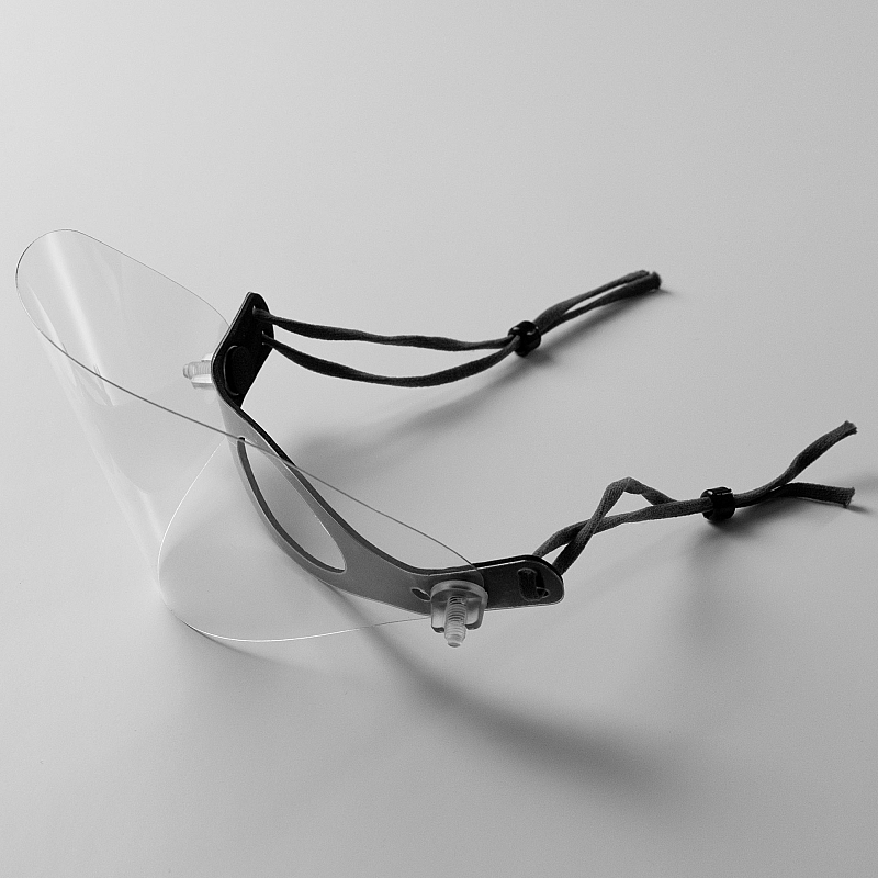 Μίνι γείσο / μισό γείσο για τη μύτη και το στόμα