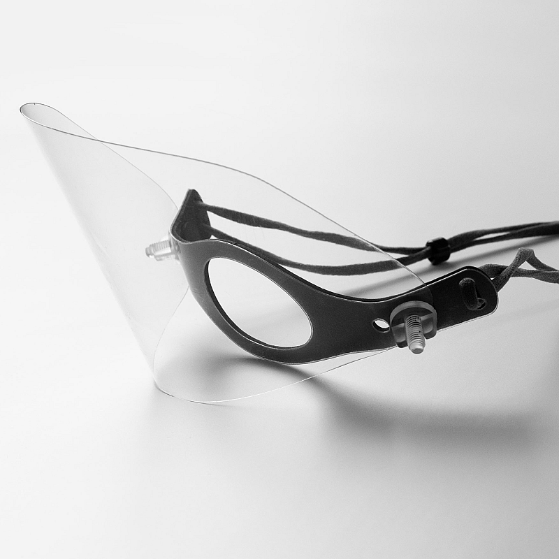 Μίνι γείσο / μισό γείσο για τη μύτη και το στόμα