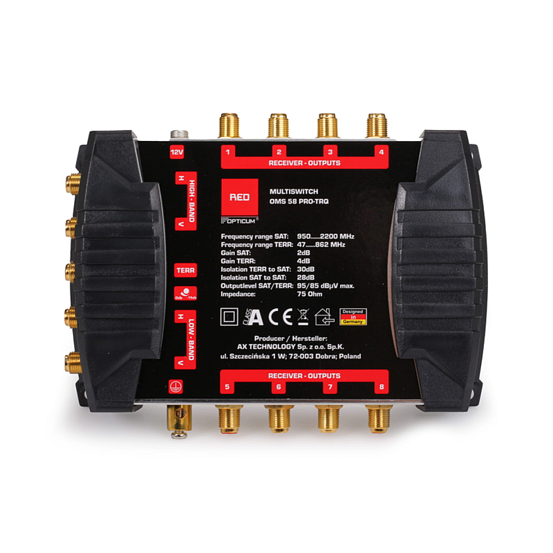 Πολυδιακόπτης OPTICUM OMS 5/8 PRO TRQ PLATINUM
