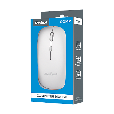 Λευκό ποντίκι Rebel WDM210