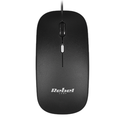 Μαύρο ποντίκι Rebel WDM210