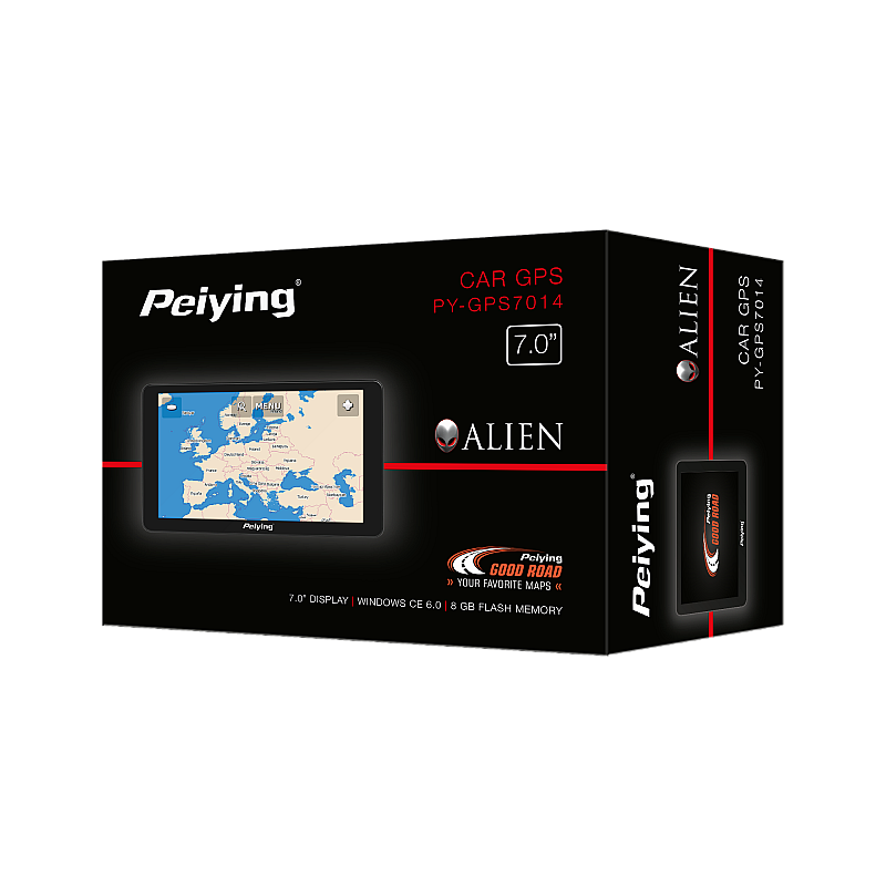 Peiying Alien PY-GPS7014 Πλοήγηση GPS + χάρτης ΕΕ