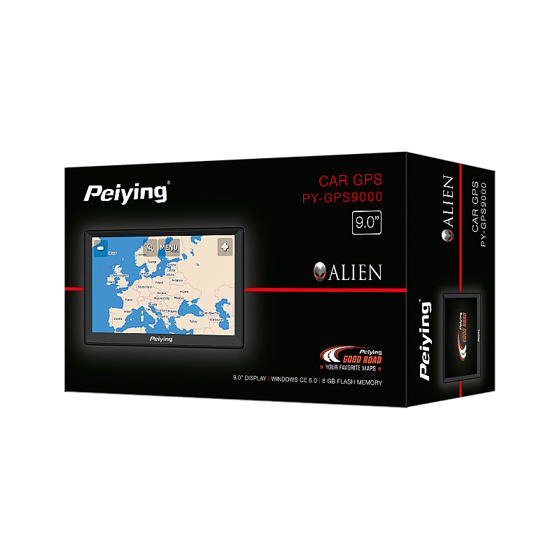 Peiying Alien PY-GPS9000 Πλοήγηση GPS + χάρτης ΕΕ