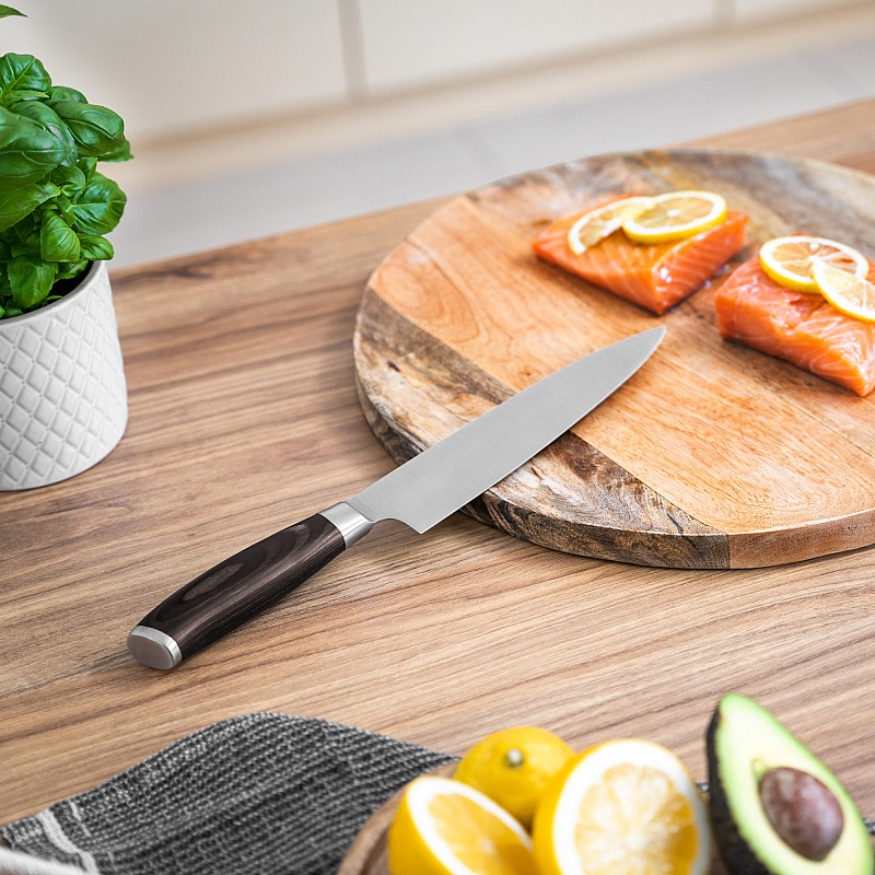 Μαχαίρι σεφ από ανοξείδωτο ατσάλι 33cm (7Cr17MoV)