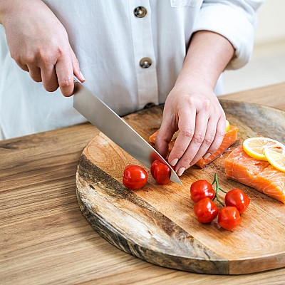 Ανοξείδωτο μαχαίρι σεφ 33cm (7Cr17Mov)