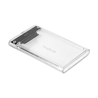 Περίβλημα δίσκου 2,5" SATA USB C 3.1 Rebel, διαφανές