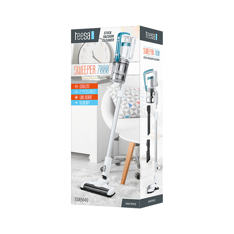 Ηλεκτρική σκούπα μπαταρίας TEESA SWEEPER 7000 2 σε 1 Ηλεκτρική σκούπα μπαταρίας TEESA SWEEPER 7000 2 σε 1