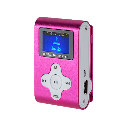 MP3 Player με οθόνη Quer (ροζ)
