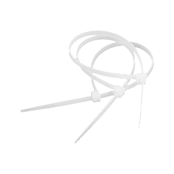 Δέσιμο καλωδίου 7,2 mm/50 cm λευκό Cabletech 50 τεμ.