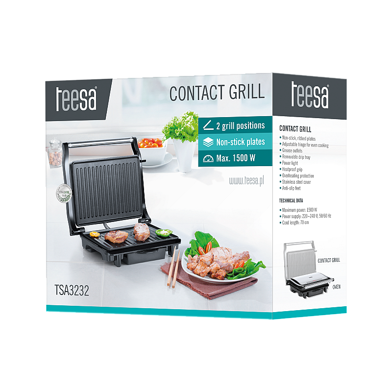 Grill Panini, τοστιέρα, 1500W