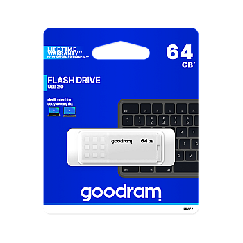 Goodram USB 2.0 pendrive 64 GB λευκό