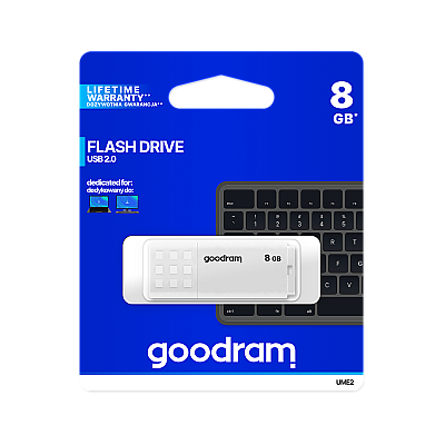 Goodram USB 2.0 pendrive 8 GB λευκό