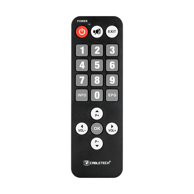 Universal τηλεχειριστήριο DVB-T για ηλικιωμένους
