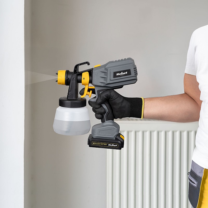 Ασύρματο πιστόλι βαφής Rebel 20V