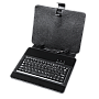 Γενική θήκη για tablet 9,7 ιντσών με πληκτρολόγιο micro USB